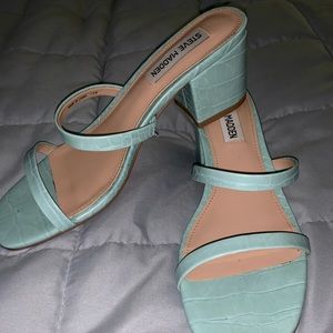 Mint Green Steve Madden Heeled Sandal